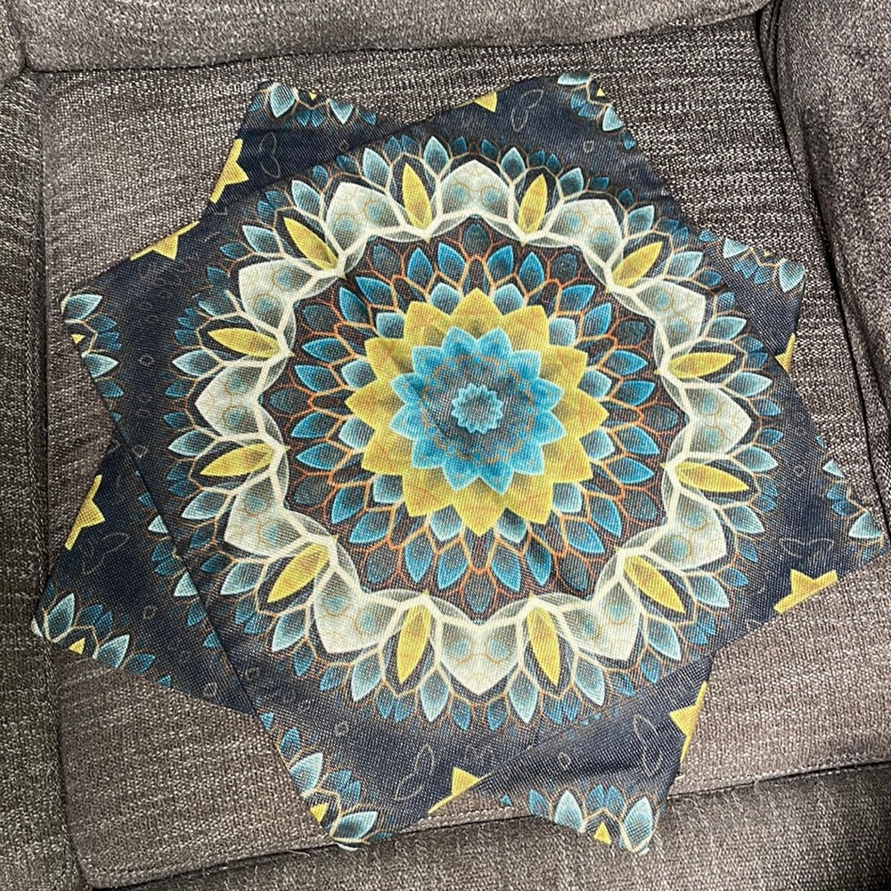 Mandala Outdoor/Indoor Pillow Cases (2)